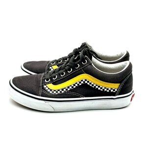 Vans Old Skool Off The Wall Gray & White Skate Fashion Sneakers Women’s Size 7.5